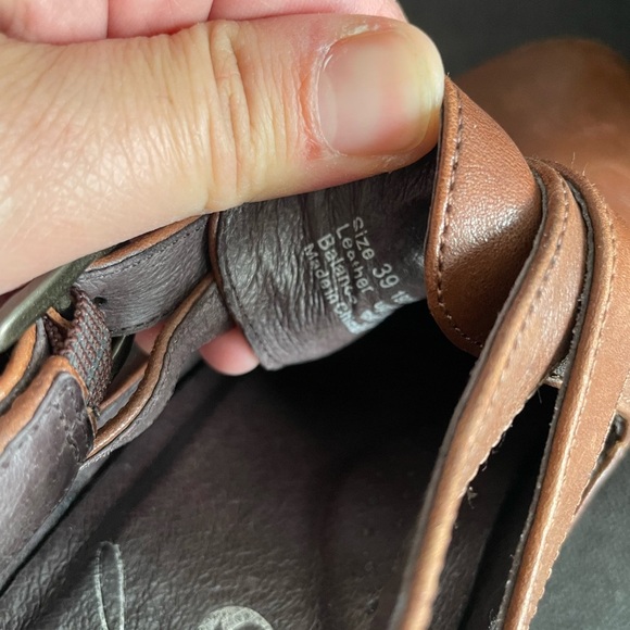 Dansko wedge heels conjac studded leather women’s size 39 - Picture 8 of 9